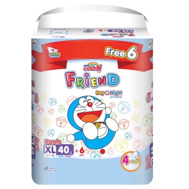 100 bỉm quần Goon Friend size XL 10-17kg (Hàng khuyến mại)