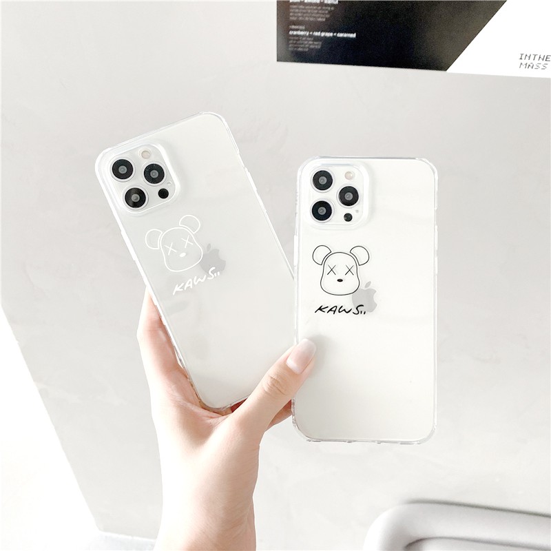 Ốp lưng iphone Kaws tí hon viền trong chống ố 5/5s/6/6plus/6s/6splus/7/7plus/8/8plus/x/xr/xs/11/12/pro/max/plus/promax