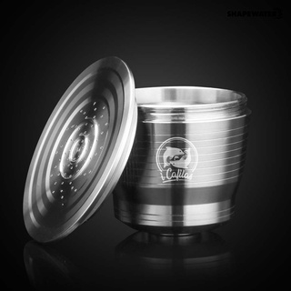 SHAPE™  Steel Refillable Coffee Capsule Filter Tamper Nespresso