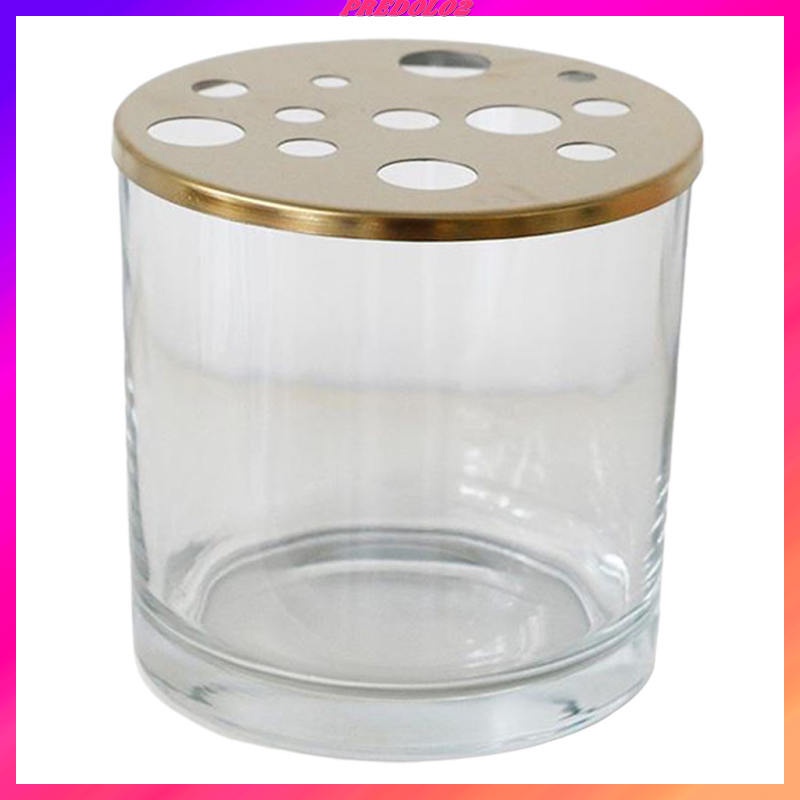 Decorative Glass Vase Round Flower Display Table Decor Hydroponic Vase