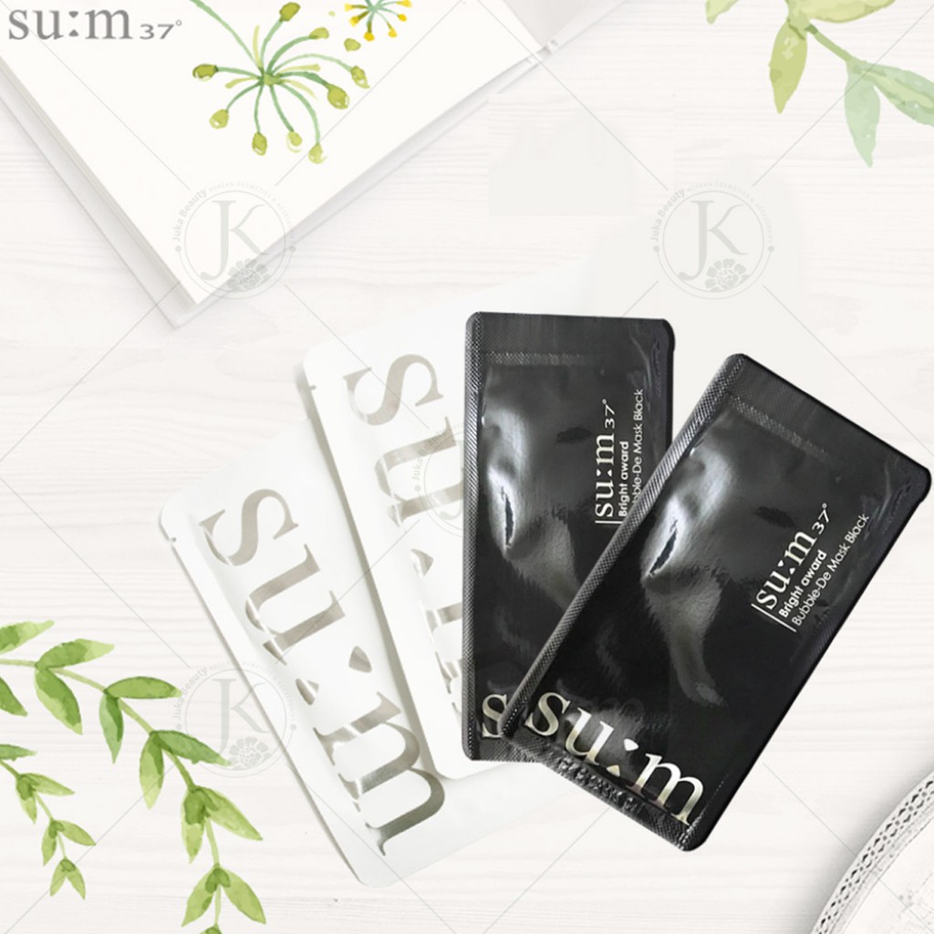 Miếng Mặt nạ thải độc da sủi bọt Sum 37 | Thế Giới Skin Care