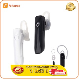 Tai nghe Bluetooth m165 nghe nhạc có micro đàm thoại (đen bóng - trắng bóng)