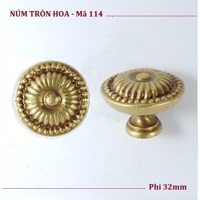 Núm tủ đồng nguyên chất N91 lắp tủ áo, tủ bếp, cánh tủ trang trí bền và vô cùng đẹp, sang và chất