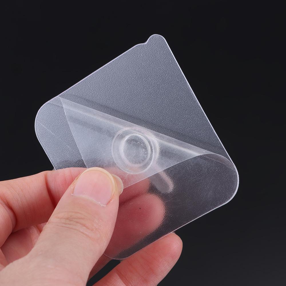 MUVAKO Set 10 Móc Treo Khung Ảnh Trong Suốt Chống Thấm Nước Không Cần Khoan