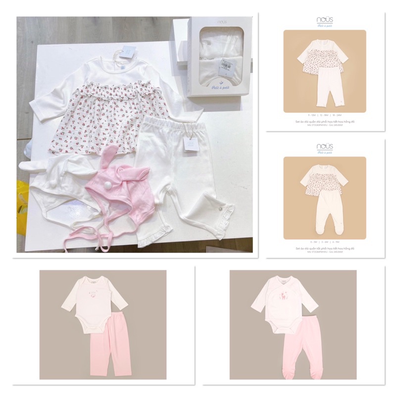 [ Nous ] Bộ dài tay nous cao cấp phom nhỏ nên tăng size