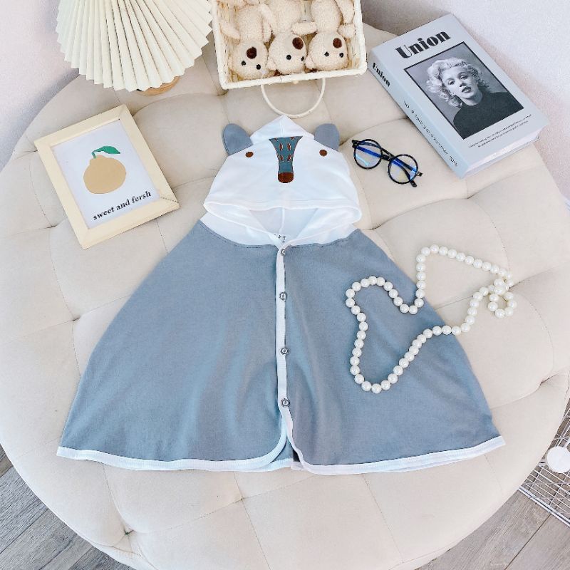 Áo Choàng Chống Nắng - Gió Mùa Hè Thu Kiểu Cánh Rơi Cho Bé 7-16Kg