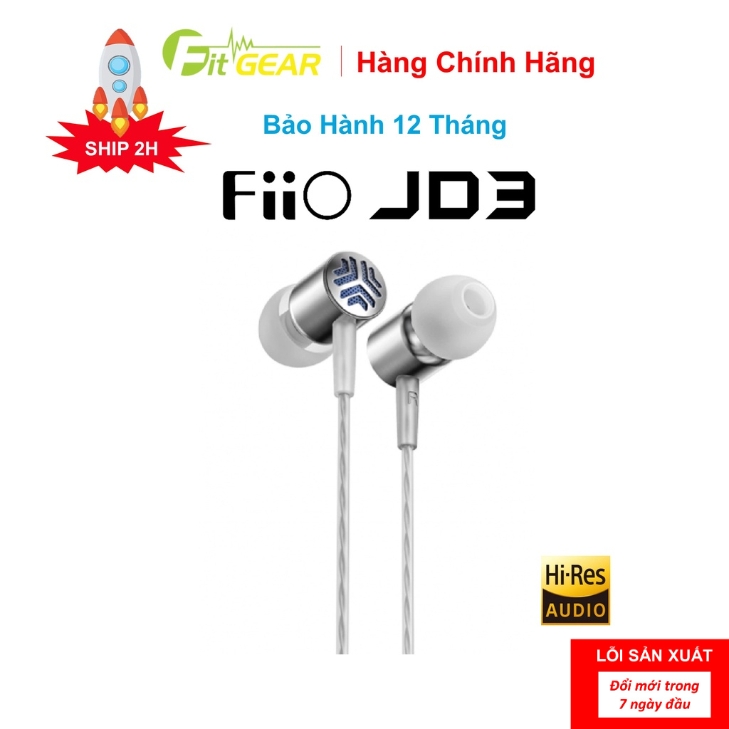 Tai Nghe Fiio JD3 - Tai Nghe Âm Trầm Bass Sâu