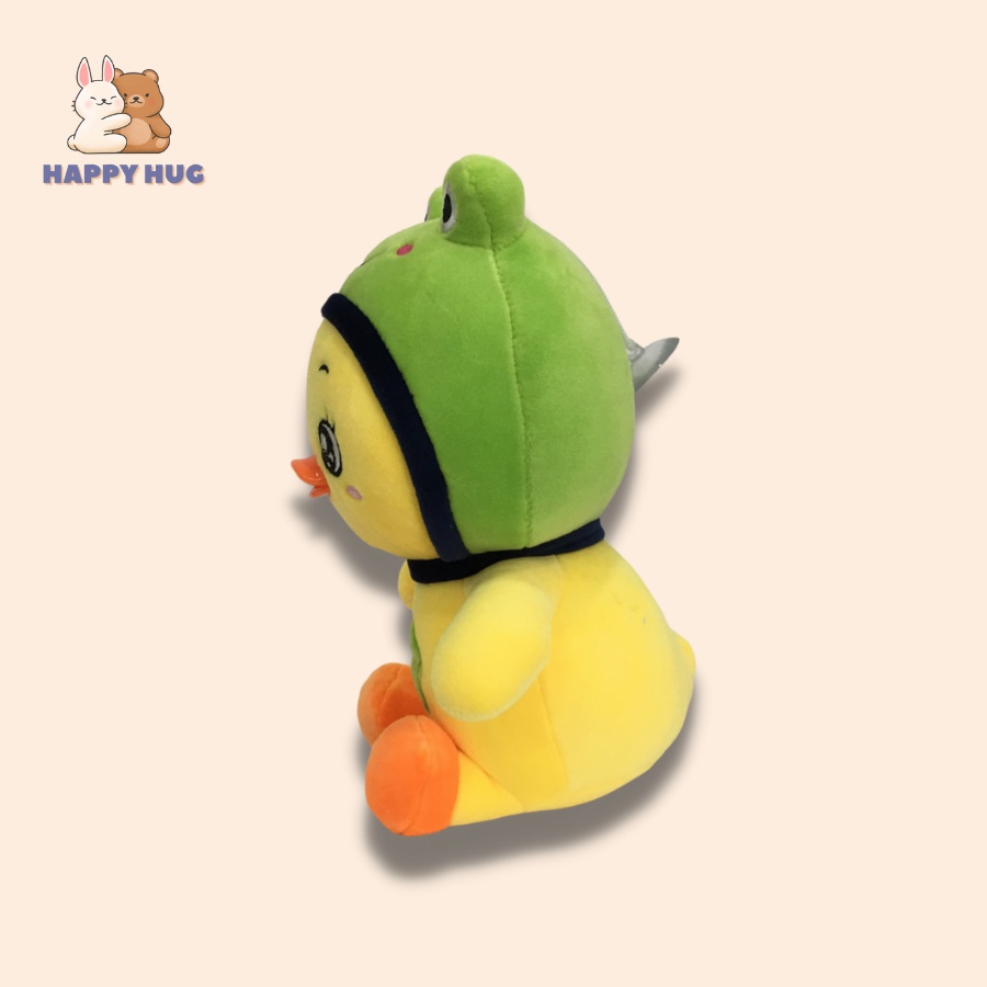 Đồ chơi gấu bông vịt cosplay thỏ, ếch siêu dễ thương size 26cm thú nhồi bông gòn cao cấp - Happy Hug