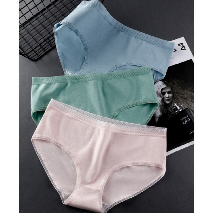 Combo 03 quần lót nữ cotton kháng khuẩn cao cấp | BigBuy360 - bigbuy360.vn