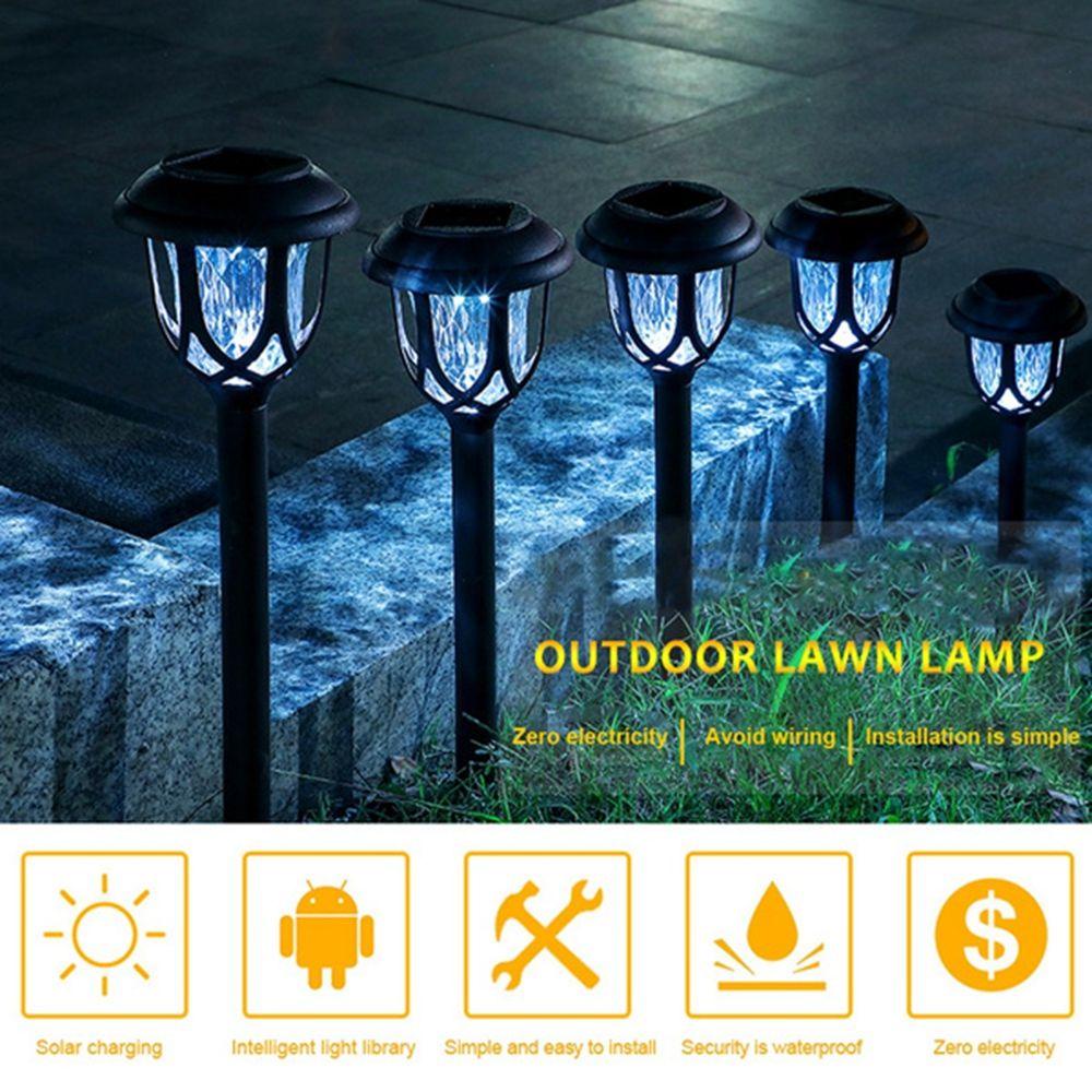 Đèn LED Trang Trí Lối Đi Sân Vườn Sử Dụng Năng Lượng Mặt Trời Chống Thấm Nước
