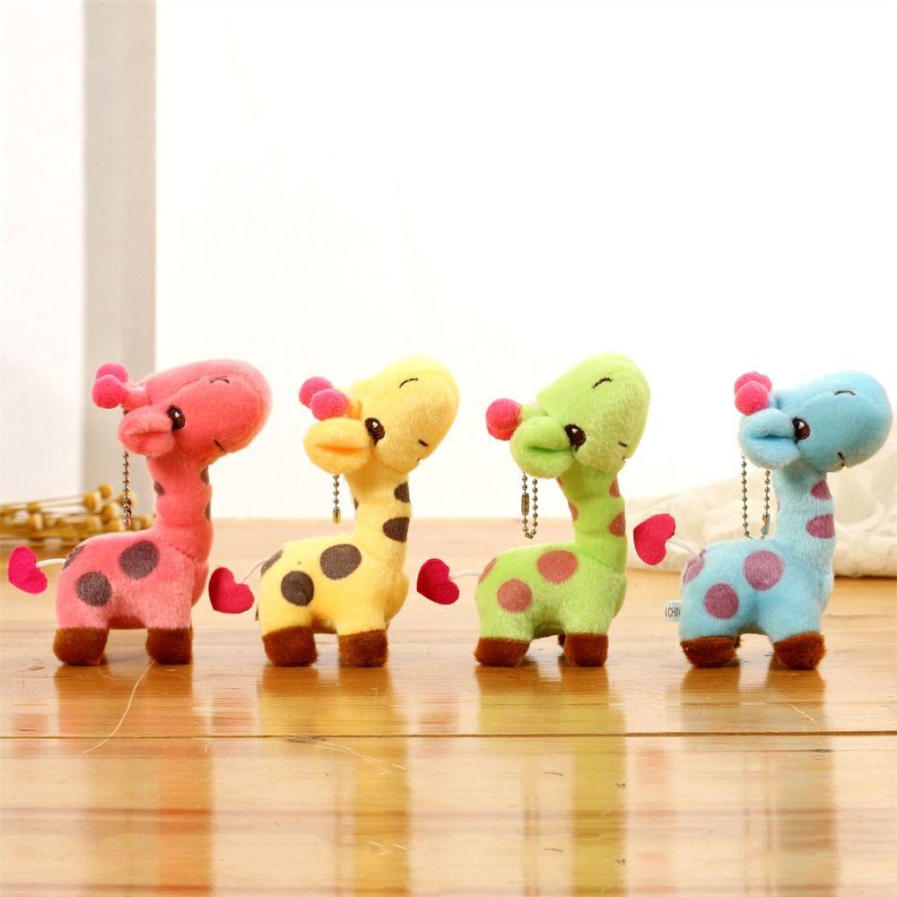 Móc Khóa Hươu Cao Cổ Nhồi Bông Đáng Yêu 12CM
