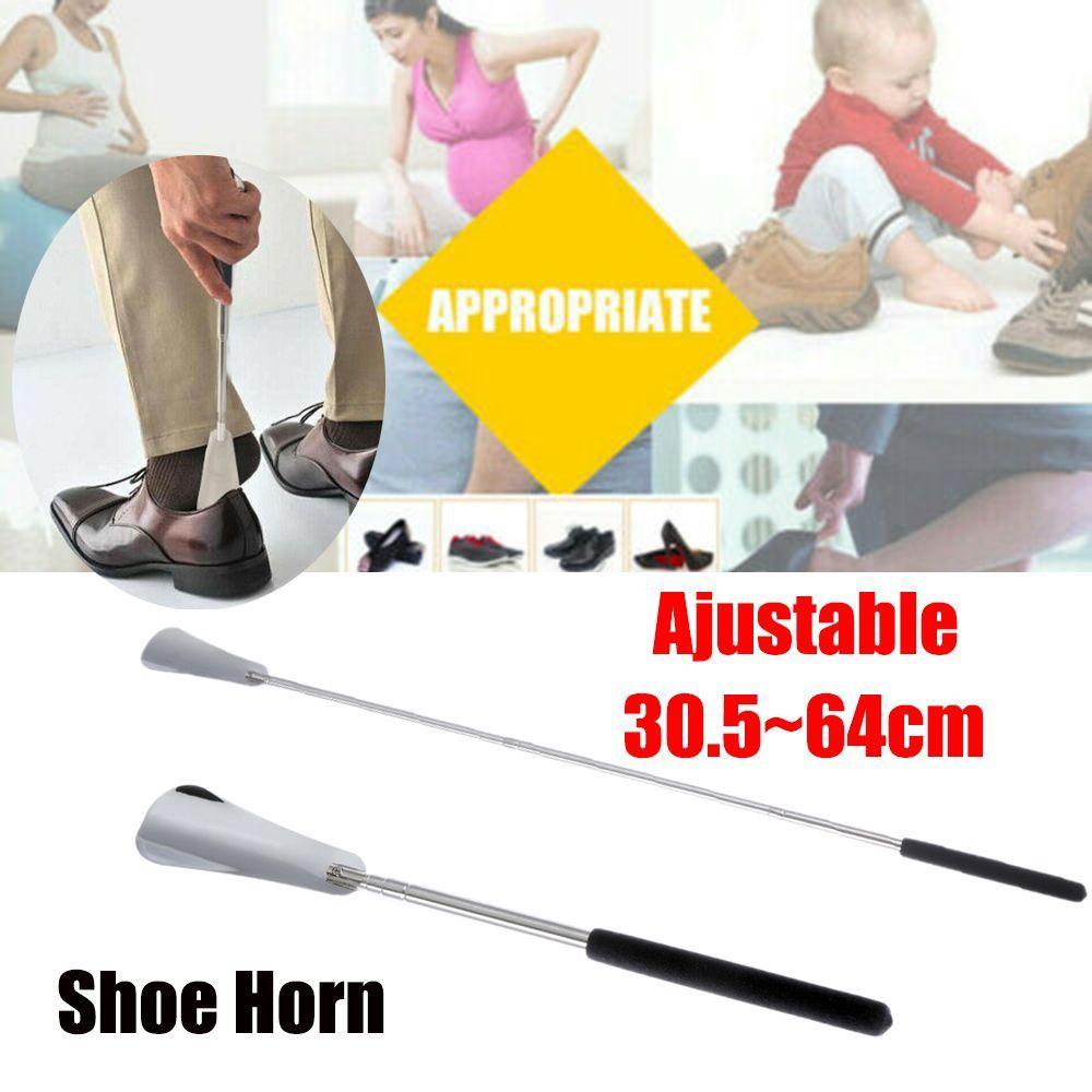 Dụng Cụ Hỗ Trợ Mang Giày Bằng Thép Không Gỉ Có Thể Điều Chỉnh Độ Dài