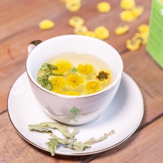 Combo (trà giúp dễ ngủ, thanh nhiệt) trà hoa cúc + táo đỏ