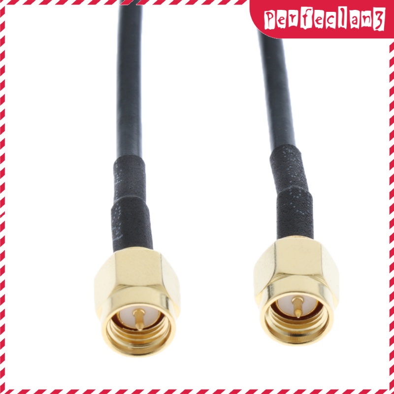 [Thássia Sport Store] 1M Antenna Connector Extension Cable RP-SMA Male to RP-SMA Male for Router | BigBuy360 - bigbuy360.vn