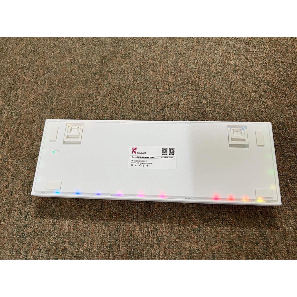 Bàn phím Cơ Keycool GZ-68 Pro Black \ White RGB Hotswap Three-mode Bluetooth 5.0/ 2.4G/ Type-C