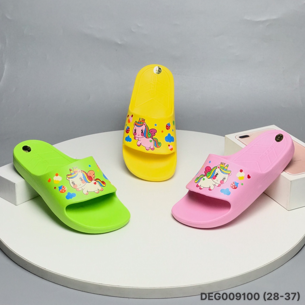 Dép lê bé gái BlTIS 28-37 ❤️FREESHIP❤️ Dép lê trẻ em ngựa Pony đế đúc siêu nhẹ siêu bền DEG009100