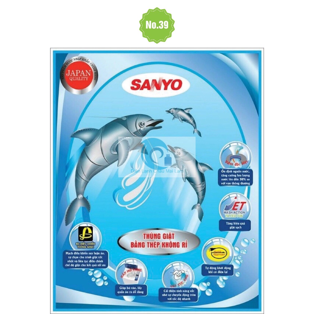 Miếng Dán/Tem Dán Máy Giặt