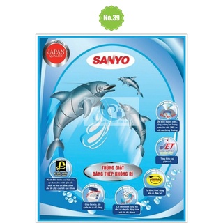 Miếng Dán/Tem Dán Máy Giặt