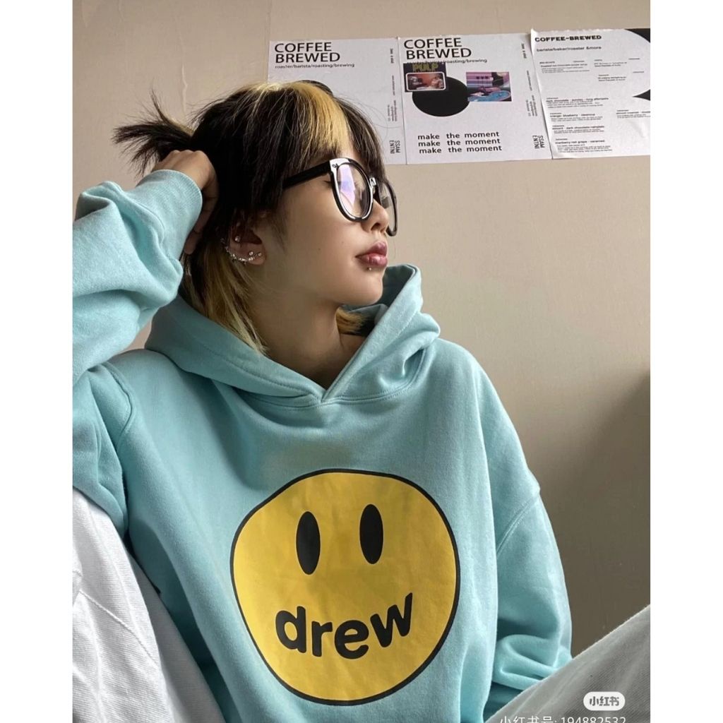 Áo nỉ hoodie drew nam nữ form rộng unisex phong cách hàn quốc TILAA FASHION