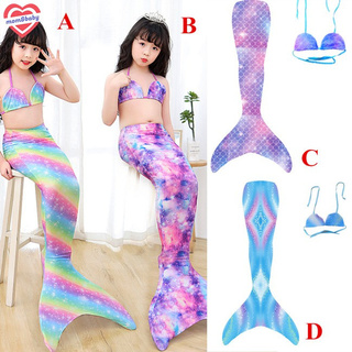 Bộ Đồ Bơi 2 Mảnh Đuôi Nàng Tiên Cá Cho Bé Gái