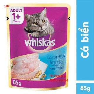 Pate cho Mèo Whiskas vị cá biển 85g
