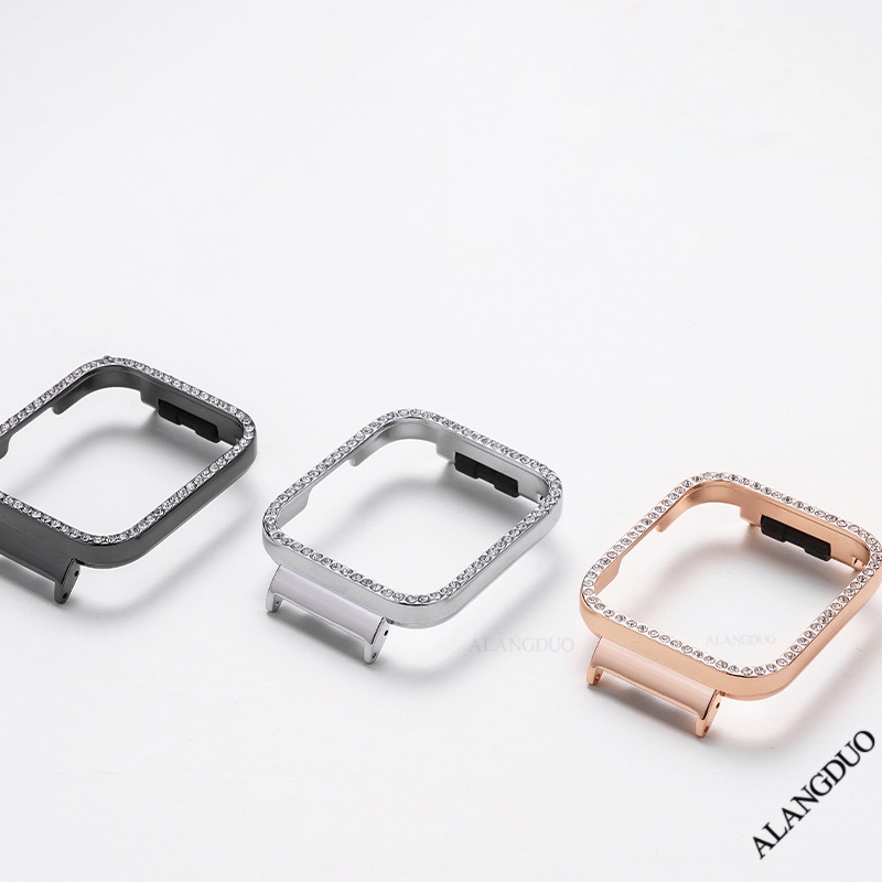 Ốp Bảo Vệ Bằng Thép Không Gỉ Chống Sốc Cho Đồng Hồ Xiaomi Redmi Watch 2 Lite 18mm