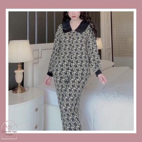 [ Qùa tặng dây cột tóc ] Đồ bộ nữ dài tay chất liệu kate thái giá rẻ pijama nữ hàn quốc đẹp bộ ngủ nữ dài tay cao cấp đẹ | BigBuy360 - bigbuy360.vn