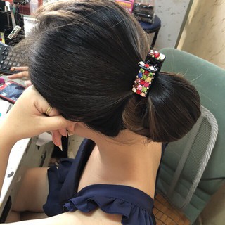 GẤP TÓC ĐÍNH ĐÁ NHIỀU MÀU