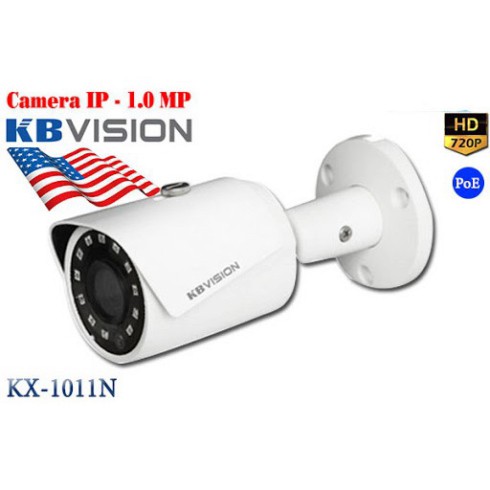 {Giá HỦY DIỆT} Camera IP hồng ngoại 1.0 Megapixel KBVISION KX-1011N - Bảo hành chính hãng 2 năm