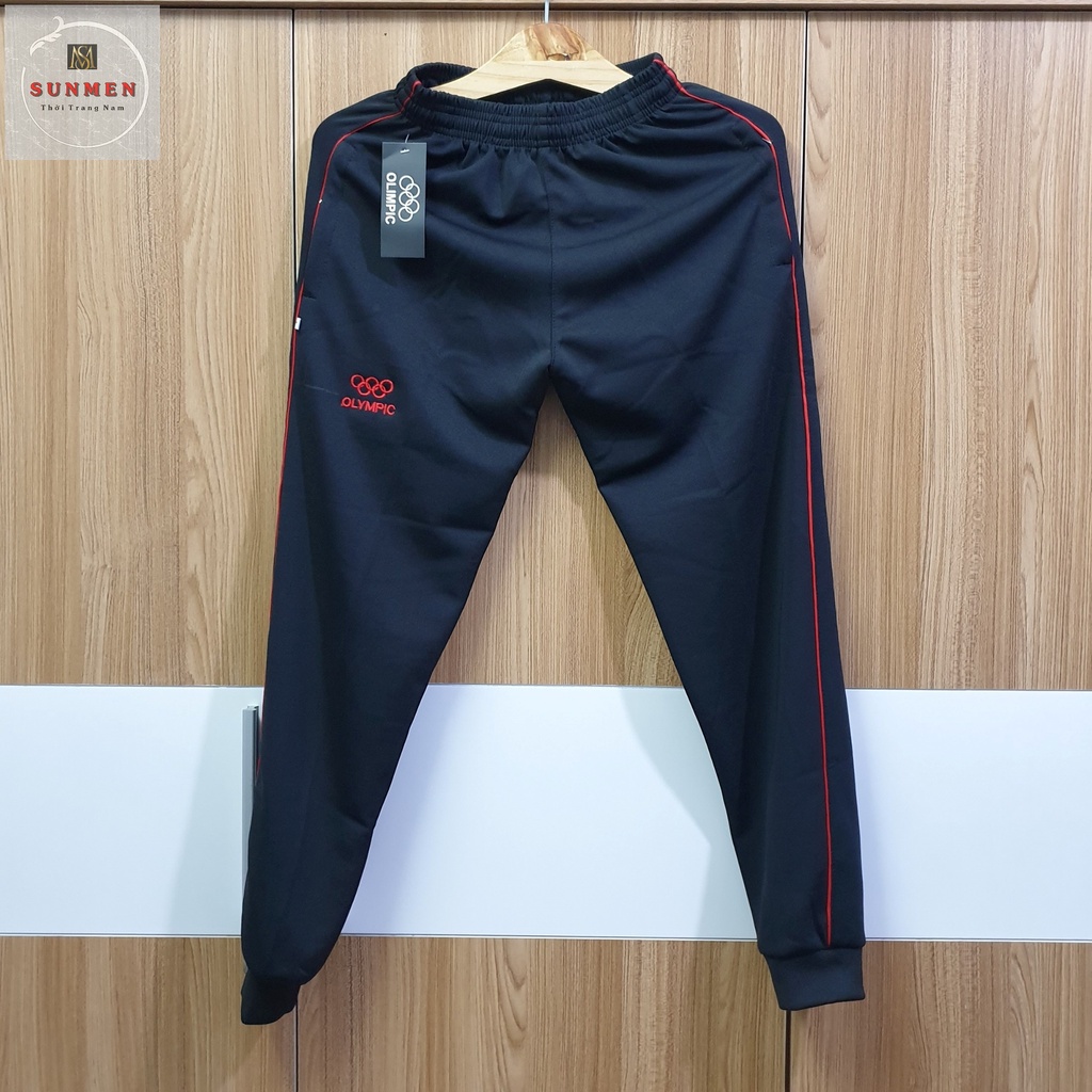 [HCM] Quần thể thao nam dài tập gym chạy bộ jogger kiểu dáng thể thao hiện đại, chất poly cotton thun co giãn 4 chiều