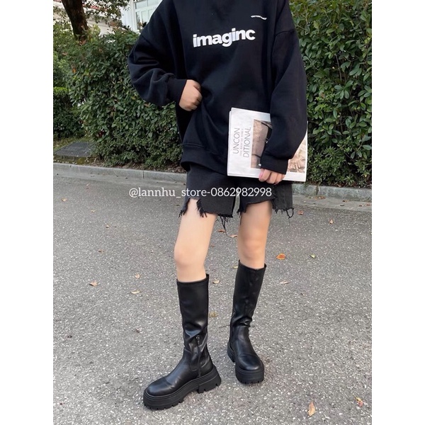 Boot da Anh Tú 39,5cm- đế 5cm- siêu ngầu siêu chất