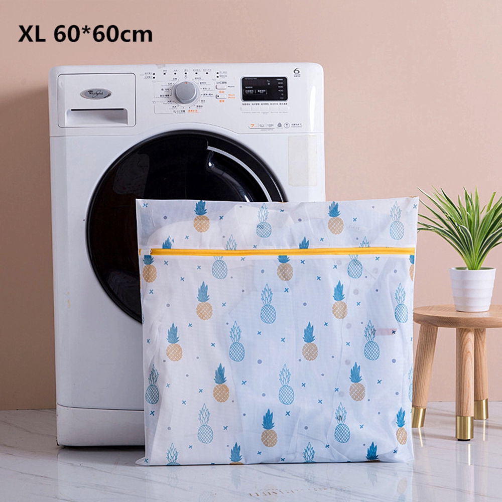 Túi lưới đựng đồ lót giặt máy có khóa kéo chuyên dụng tiện lợi