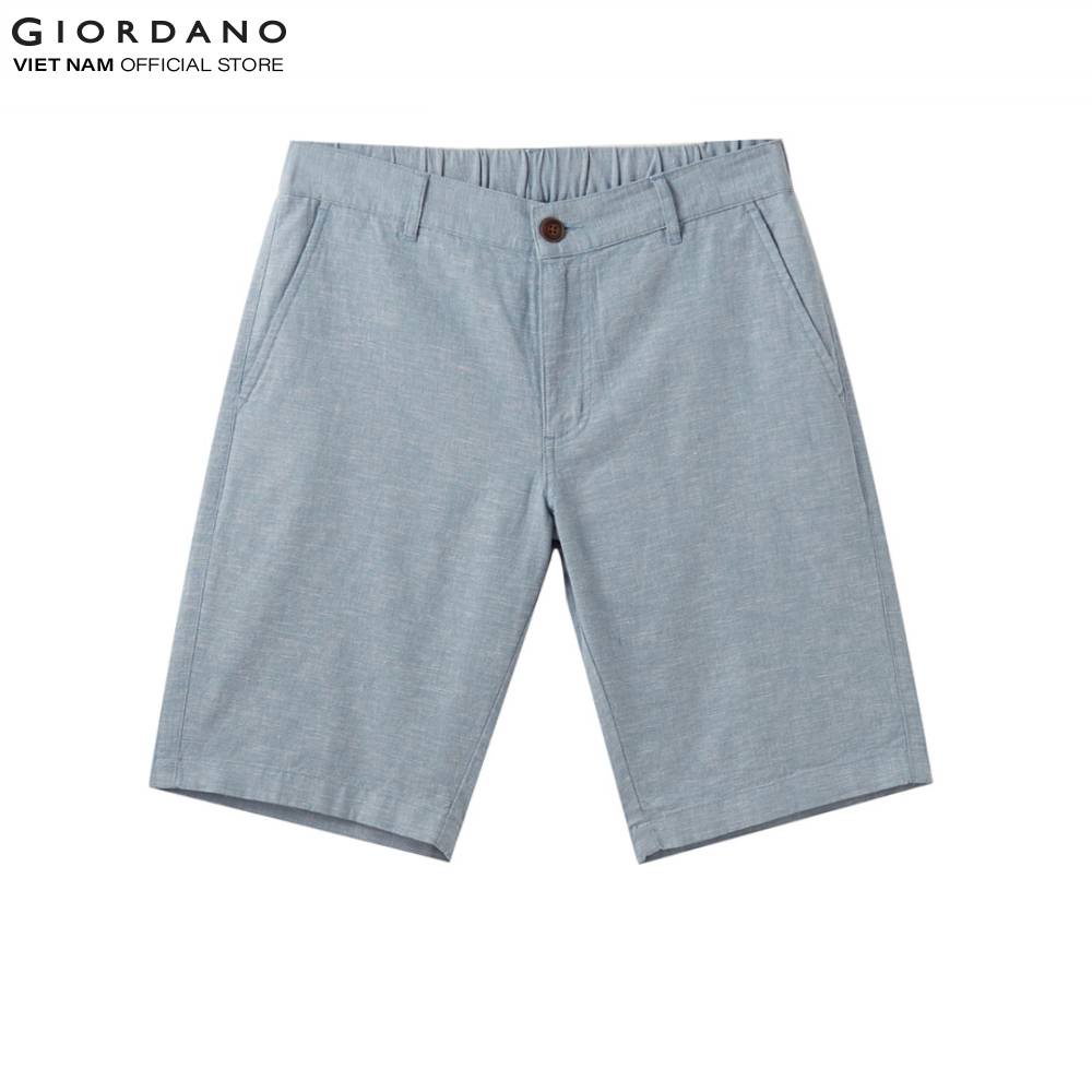 Quần Shorts Linen Nam Giordano 01100217