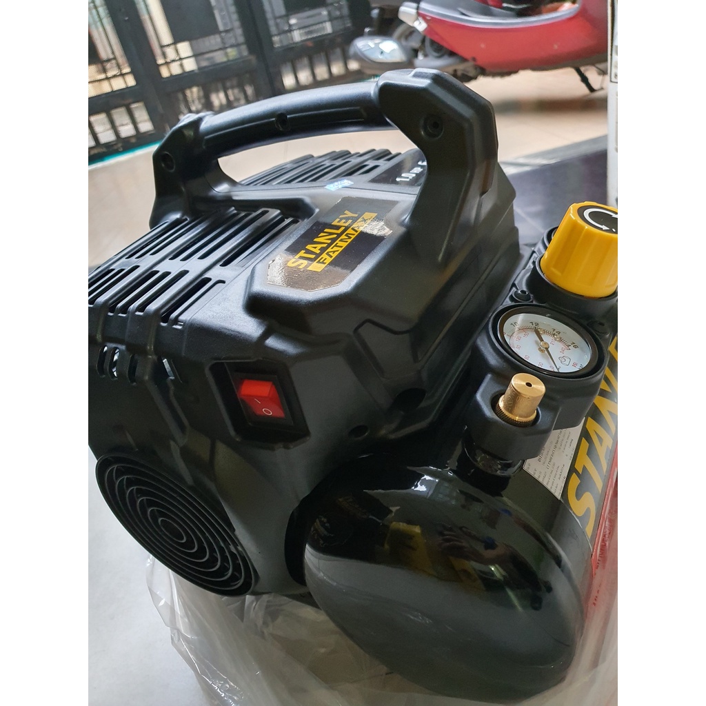 Máy nén khí không dầu 1 H.P Stanley FatMax DST 101/8/6  SIÊU GIẨM ÂM - CHÍNH HÃNG