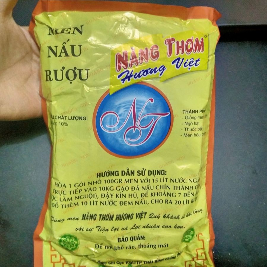 Men cay nấu r.ượu dạng bột vi sinh - Men nấu ruou gạo nếp, gạo tẻ