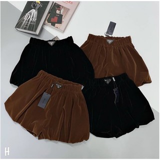Quần Short Nữ 💖FREESHIP💖 Quần Đùi Nhung Phồng Giả Váy  2 Lớp Cao Cấp - SP27