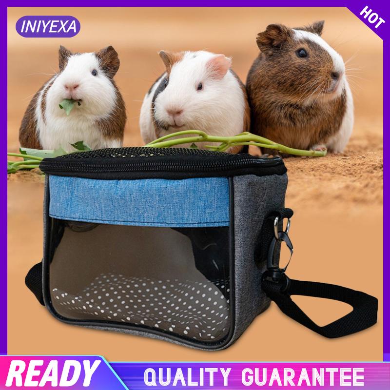 Túi Xách Mềm Thoáng Khí Có Dây Đeo Vai Cho Chuột Hamster / Thỏ / Heo Nhỏ Đi Ra Ngoài Mùa Hè