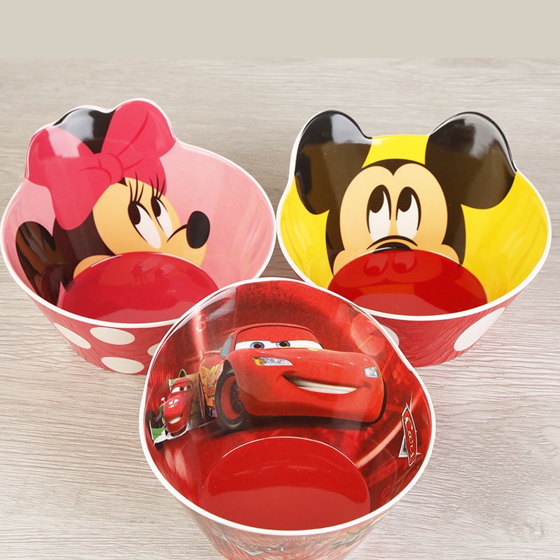 ❤Bát Ăn Cơm / Súp Bằng melamine Hình Hoạt Hình Chống Sốc Chống Ăn Mòn Cho Trẻ Em