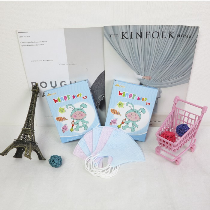 KHẨU TRANG 3D NHẬT BẢN WINER TRẺ EM DƯỚI 6 TUỔI