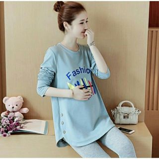 Sét bộ đồ bầu dài tay thu đông.