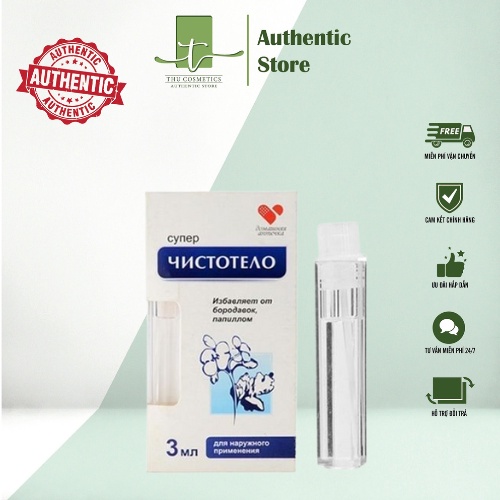 Gel Tẩy Mụn Thịt, Mụn Cóc, Nốt Ruồi Nga