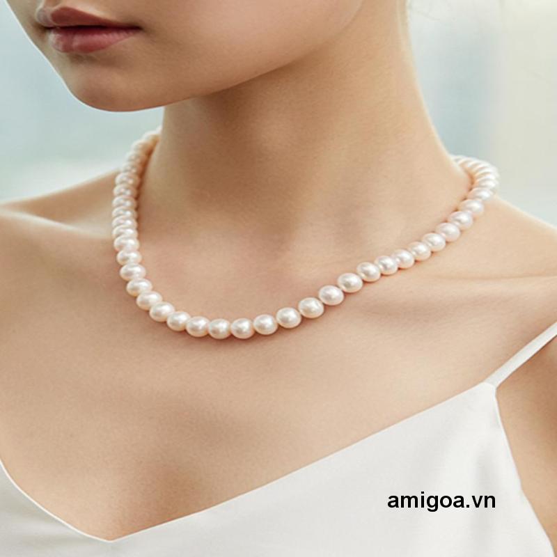 ✨✨Vòng Cổ Hợp Kim Đính Ngọc Trai Nhân Tạo Xinh Xắn Cho Nữ