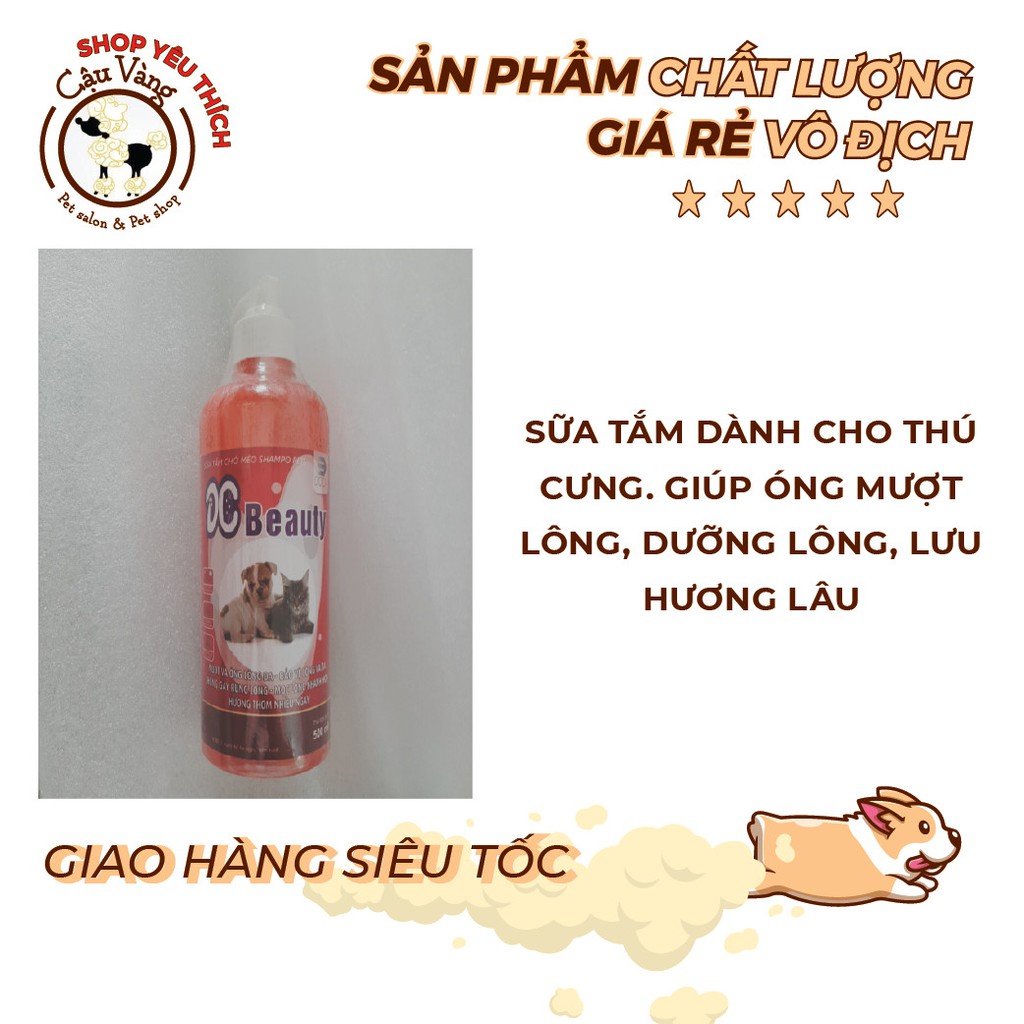 Sữa tắm dành cho thú cưng giúp óng mượt lông dưỡng lông lưu hương lâu