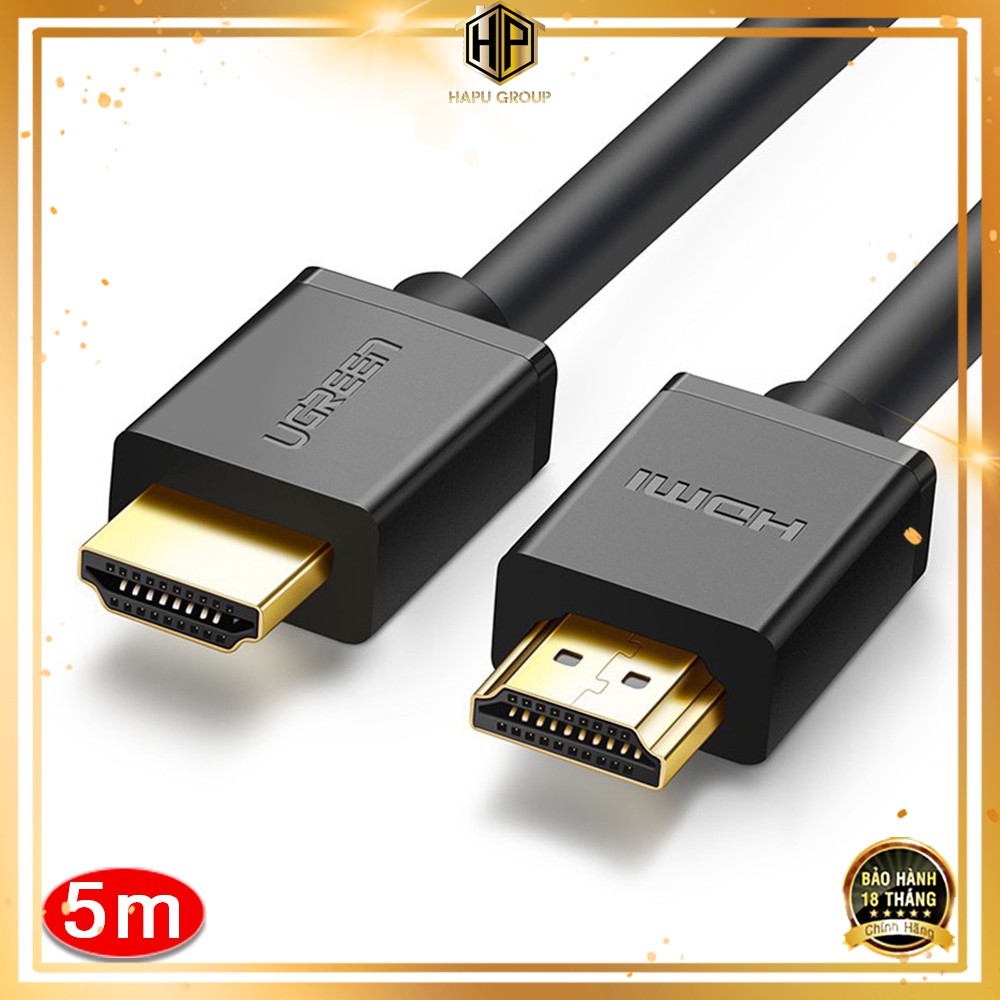 Cáp Hdmi Ugreen 10109 dài 5m chính hãng - Hapugroup