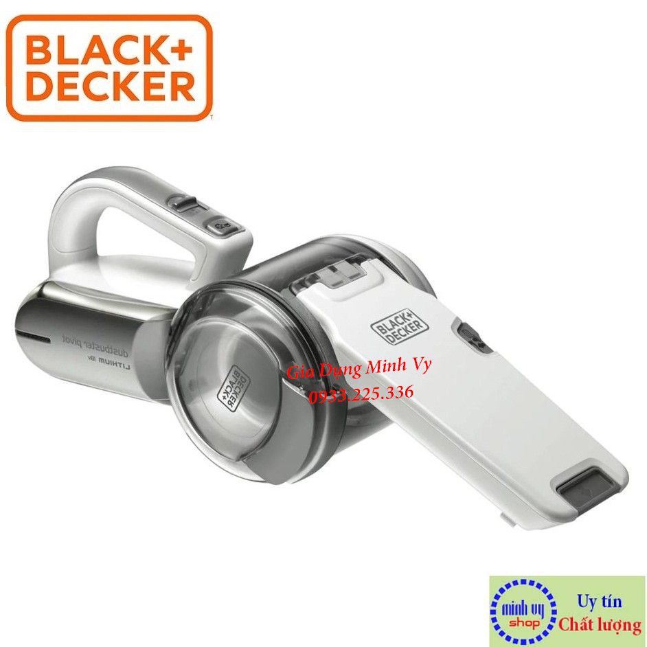 PV1820L-B1 Máy hút bụi cao cấp 18v Black &amp; Decker màu trắng