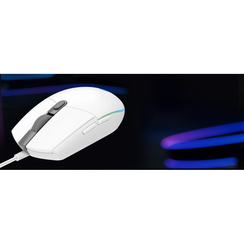 Chuột Logitech G102 Gen 2 Lightsync RGB- Black/White