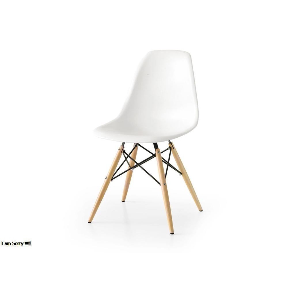 GIAO HỎA TỐC 2H - Ghế nhựa chân gỗ LẮP SẴN Decor Văn Phòng nhập khẩu EAMES Đủ Màu