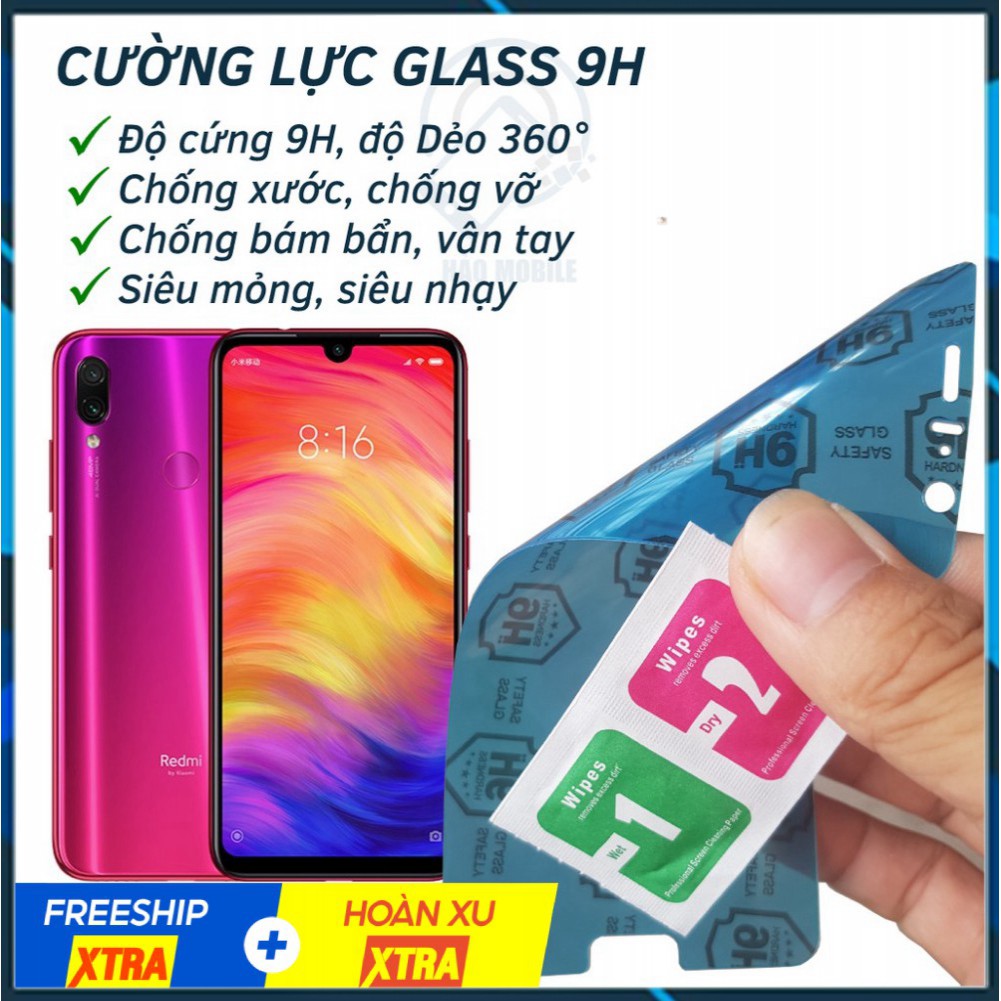 Dán cường lực dẻo nano Xiaomi Redmi Note 7 Pro