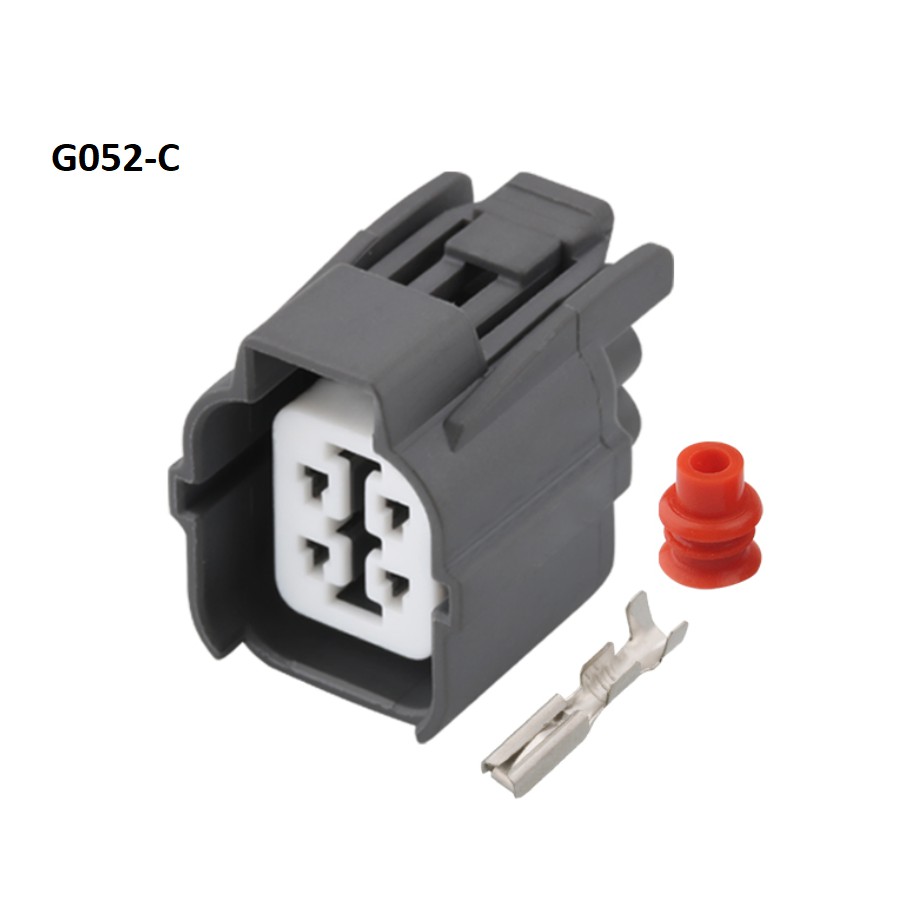 G052-Giắc cắm Công tắc đèn pha,  cảm biến oxy ô tô 4 lỗ