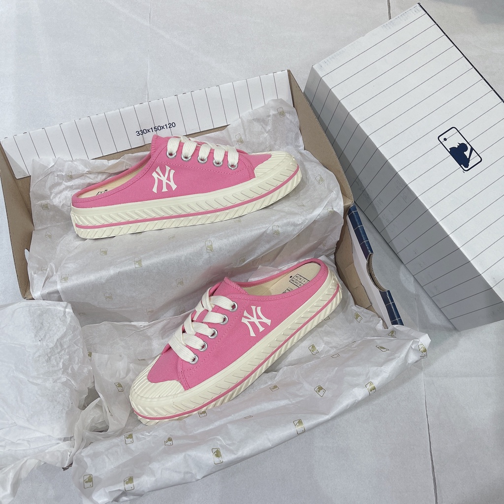 [CHÍNH HÃNG] GIÀY MLB MULE *ĐẠP GÓT* - *HỒNG/PINK* - 2022**